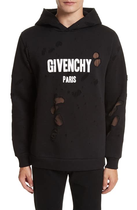 givenchy sweatshirt distressed